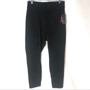 Avenue New Faux Suede Pull On Black Leggings 26/28